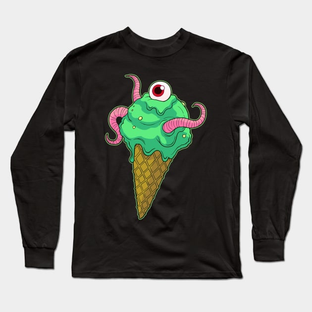 Eyescream Long Sleeve T-Shirt by Nick Maskell Designs